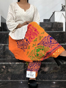 Phulkari handwork Embroidery Cotton Salwar